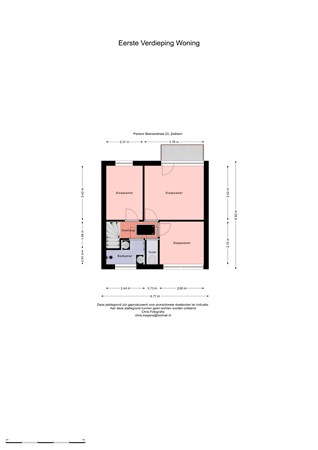 Floorplan - Pastoor Beenenstraat 23, 7038 AP Zeddam